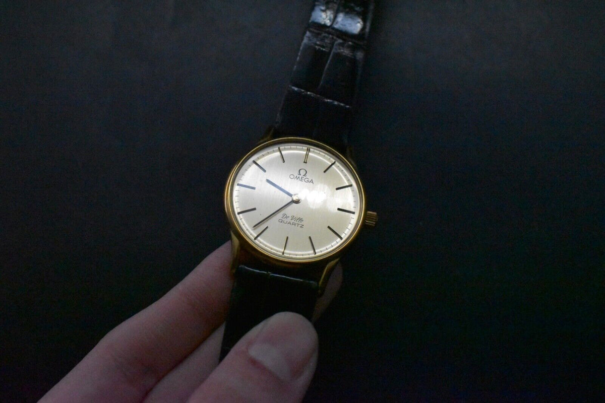 Orologio Uomo Vintage Omega Constellation Quartz Cal 1330 Oro GIAPPONE [N...