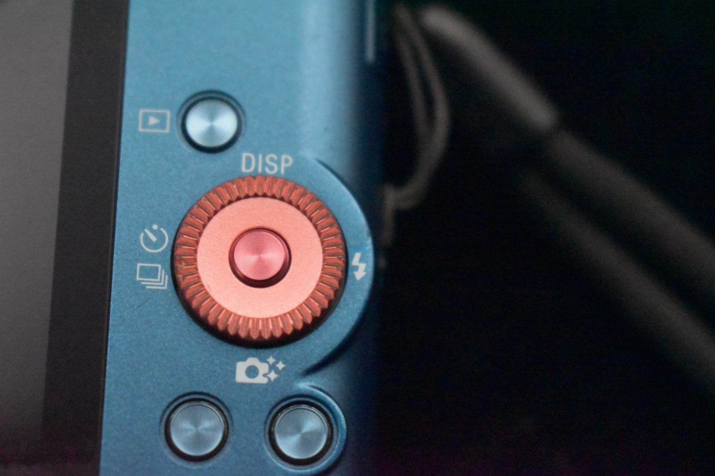 [US Duty Paid] Sony Cyber-Shot DSC-WX350 18.2MP Digital Camera Blue 8954