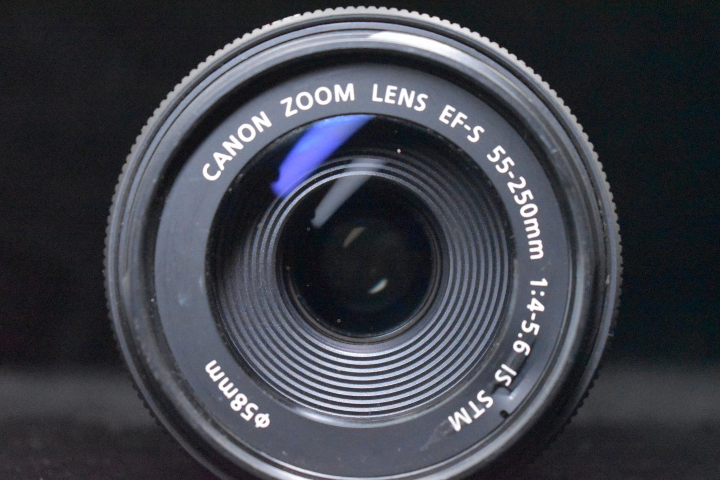 Canon EF-S 55-250mm f/4-5.6 IS STM Zoom Lens Black US Duty Paid