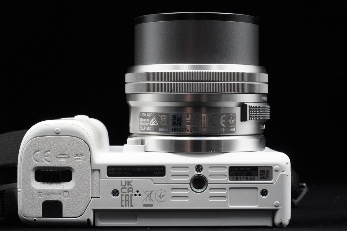 Sony Alpha ZV-E10 with Lens Mirrorless Vlog Camera White US STOCK #10278