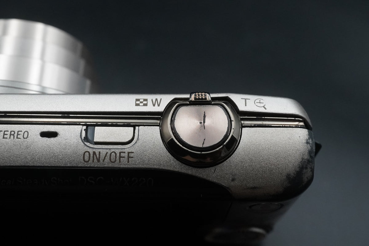 Sony Cyber-Shot DSC-WX220 Silver 18.2 MP Digital Camera English OK #11400