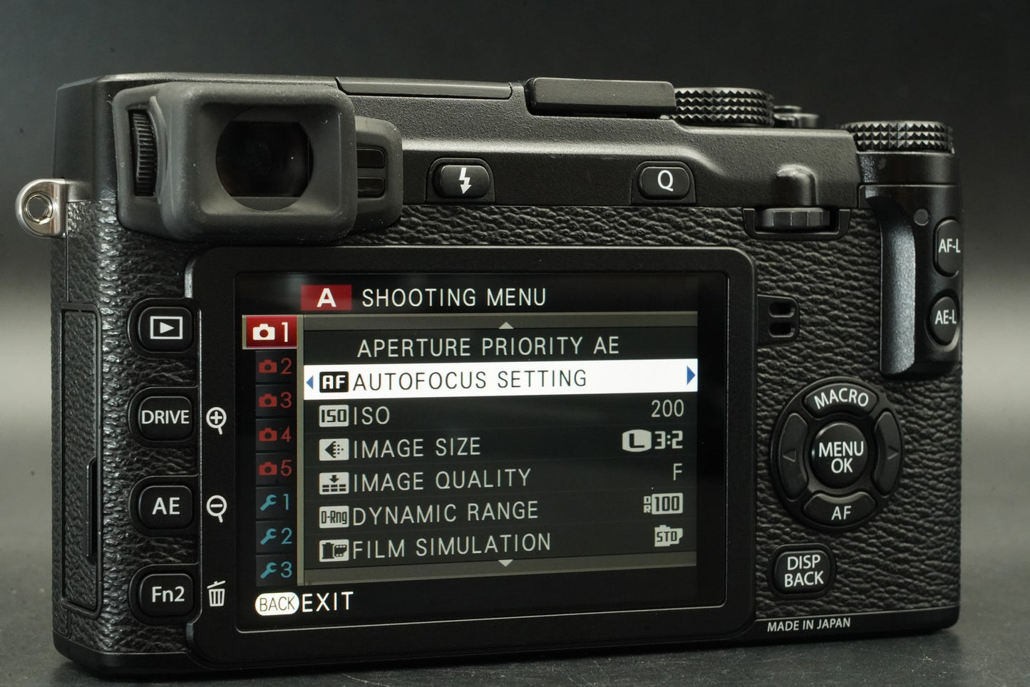 Fujifilm X-E2 Mirrorless Digital Camera Black Used US Duty Paid 11671
