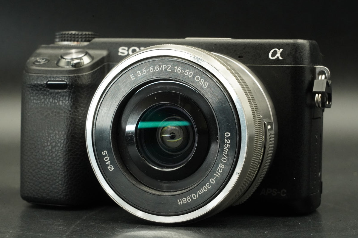 Sony α NEX-6 Digital Camera w/ 16-50mm PZ Lens ENGLISH OK -11701 cut- #12455