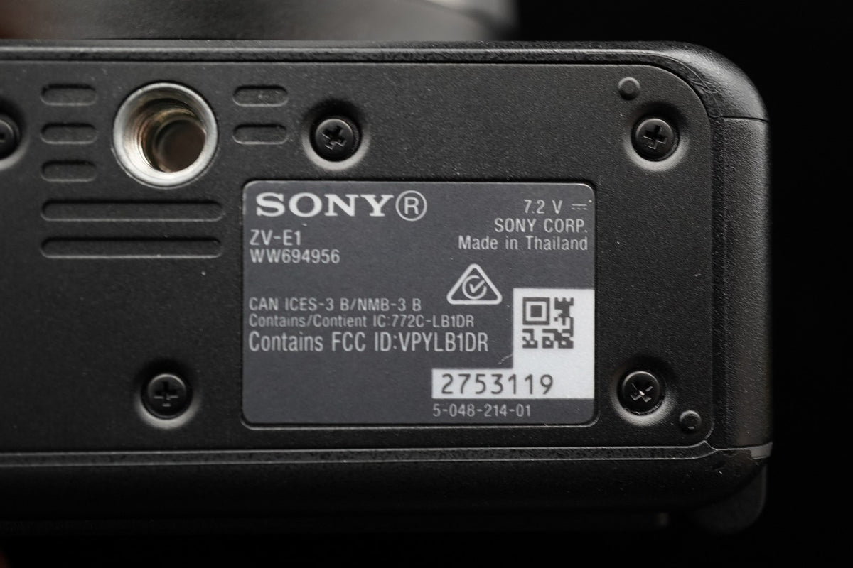 Sony Alpha ZV-E1 4K UHD Mirrorless Camera English OK [ALMOST UNUSED] #11219