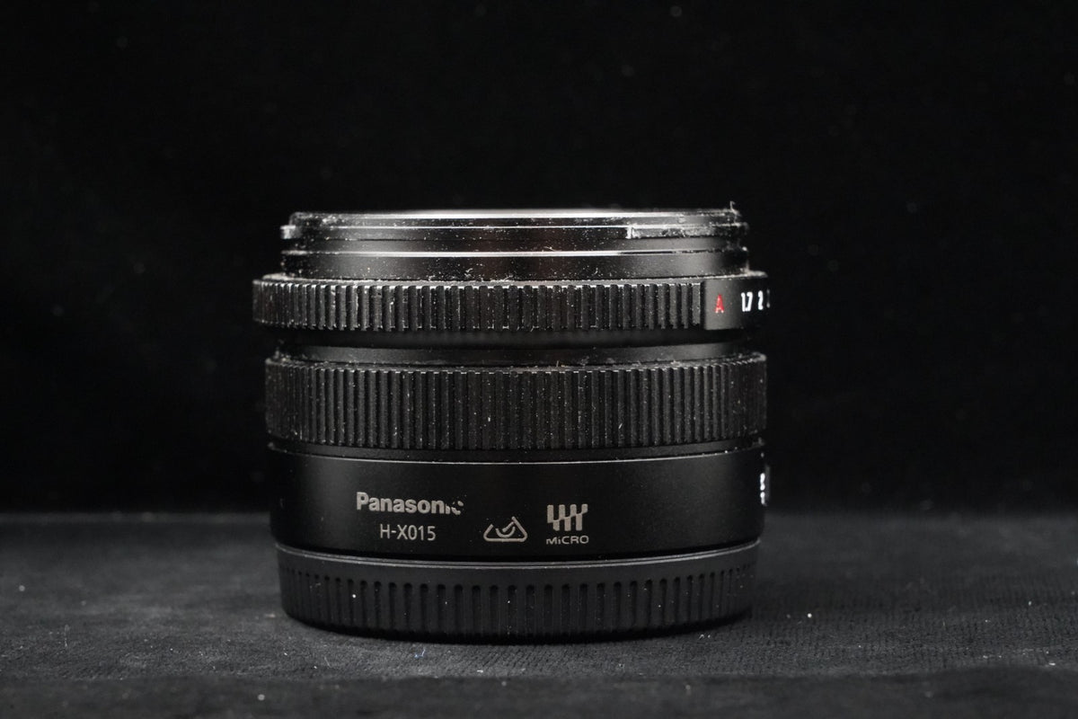 Panasonic LEICA DG SUMMILUX 15mm F/1.7 ASPH. H-X015 Black [] US STOCK #9804