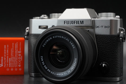 FUJIFILM X-T30 II / XC15-45mmF3.5-5.6 OIS PZ Lens Kit Silver -9264 cuts- #11360