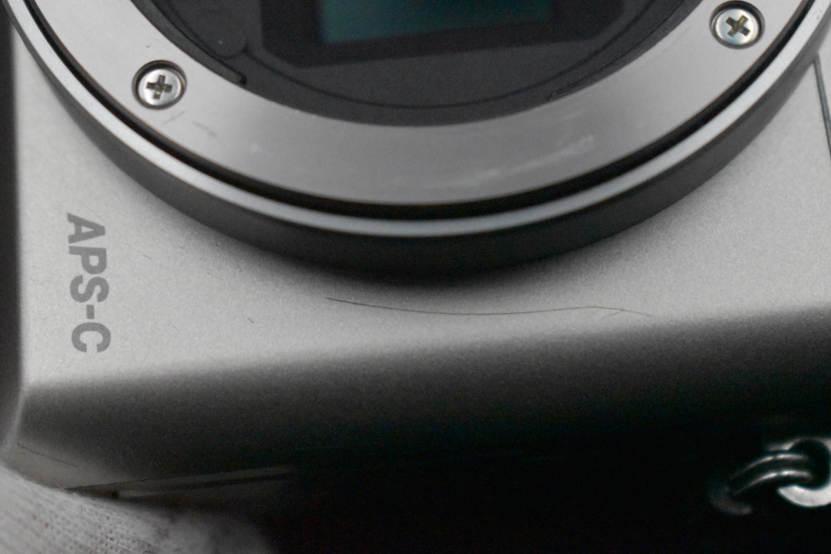 [US Duty Paid] Cámara digital sin espejo Sony a6000 con lente plateada 8484