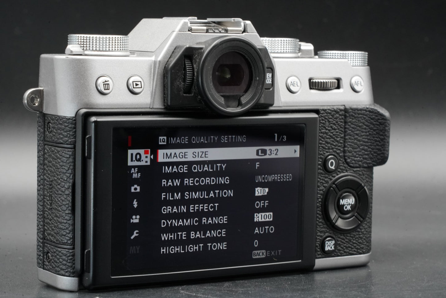 Fujifilm X-T20 24mp Mirrorless Digital Camera Body Silve -3345 cuts- #11168