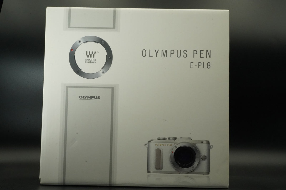 Olympus E-PL8 Brown w/ 2 lenses Digital Mirrorless Camera -2712 cuts- #11639