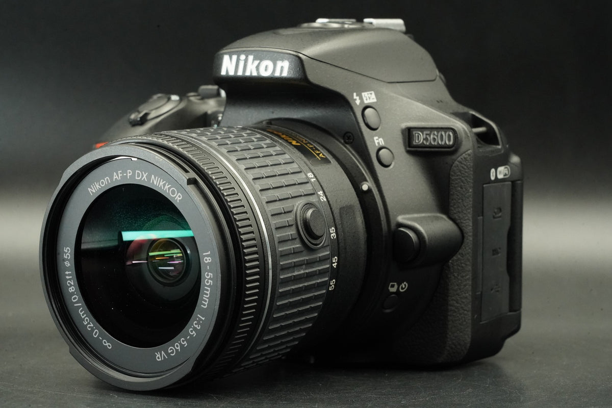 Nikon D5600 DSLR Camera w/ AF-S 18-55mm + 55-200mm Lens -8882 cuts- #12356