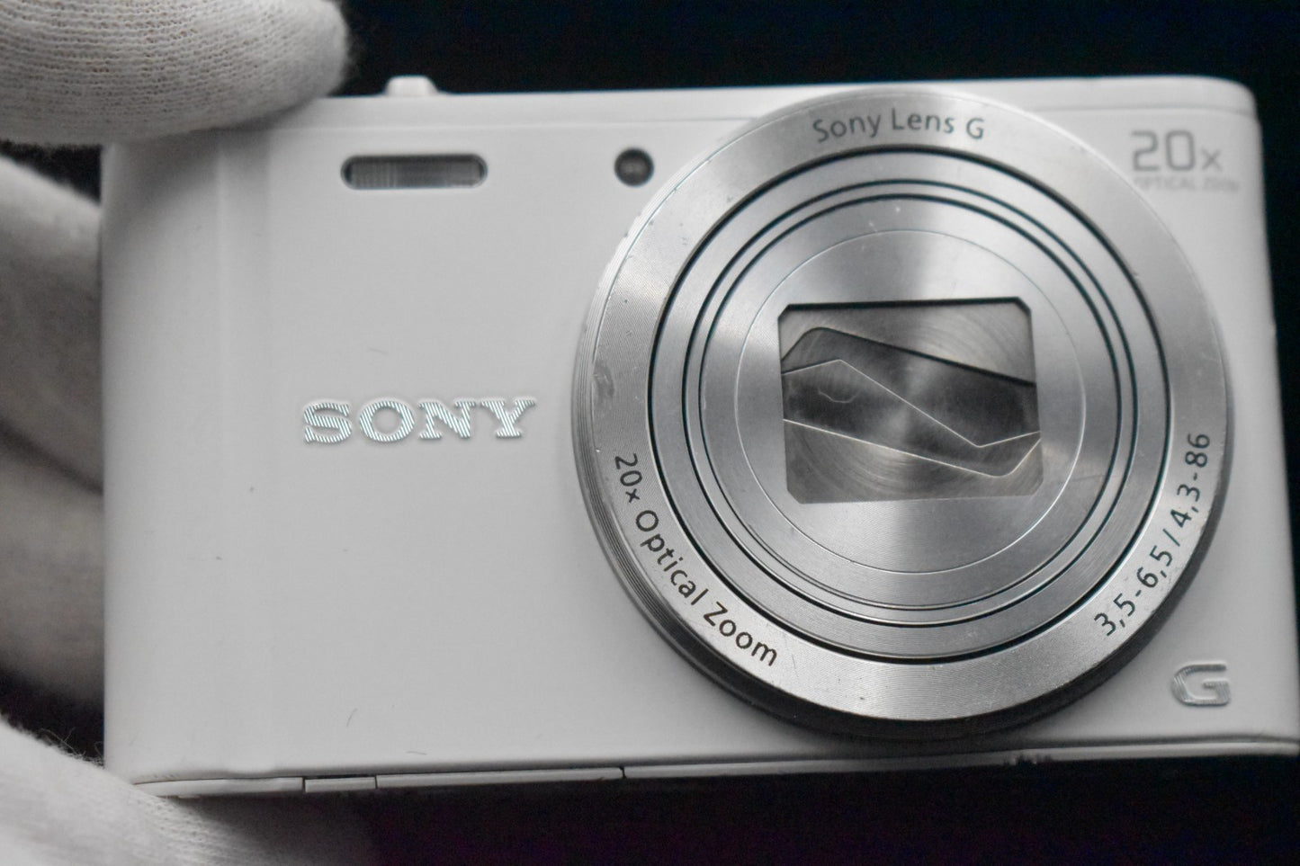 [US Duty Paid] Sony Cyber-shot DSC-WX350 Compact Digital Camera White 8722
