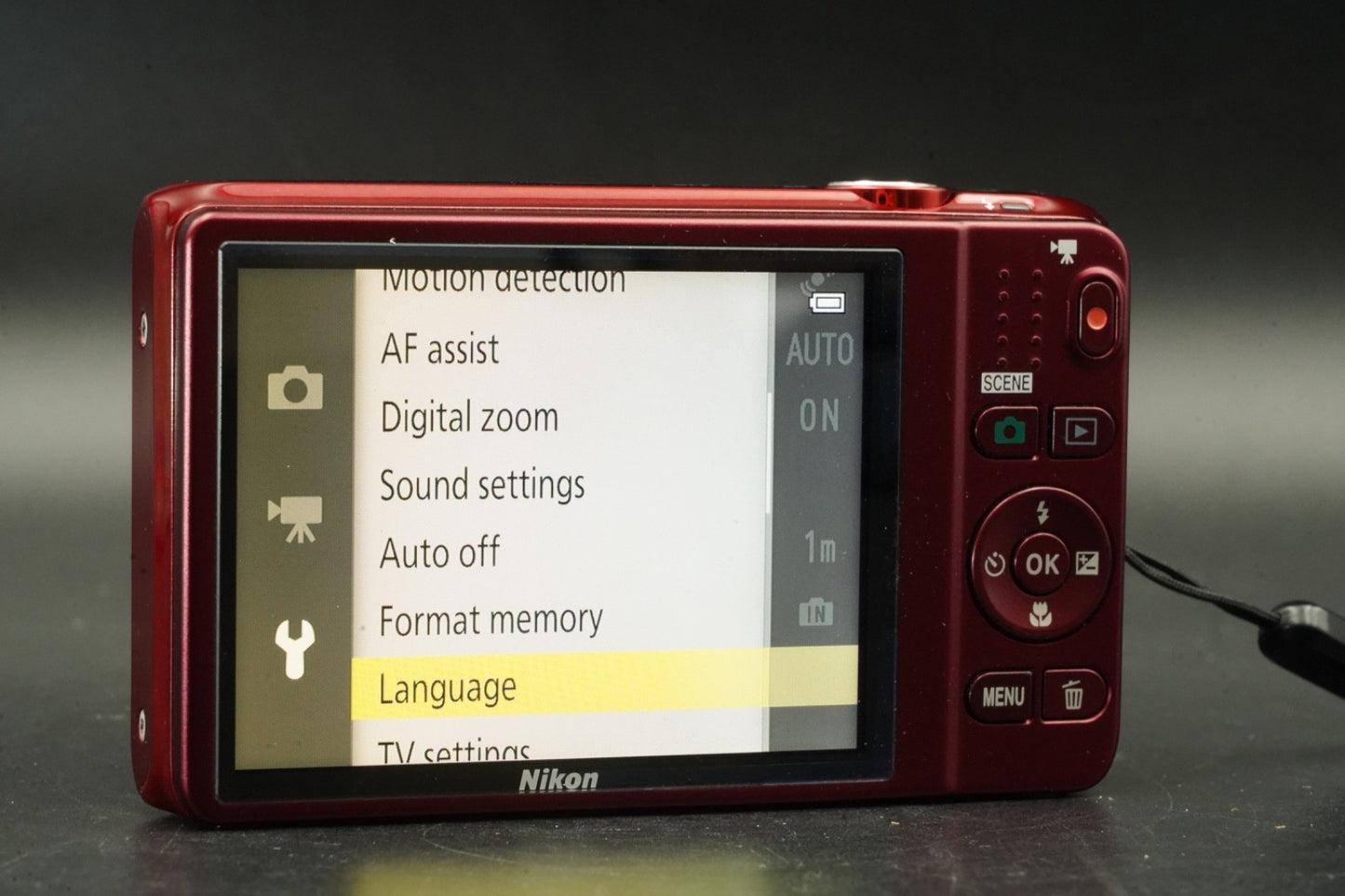 Nikon COOLPIX S6500 16.0MP Compact Digital Camera Red #11868