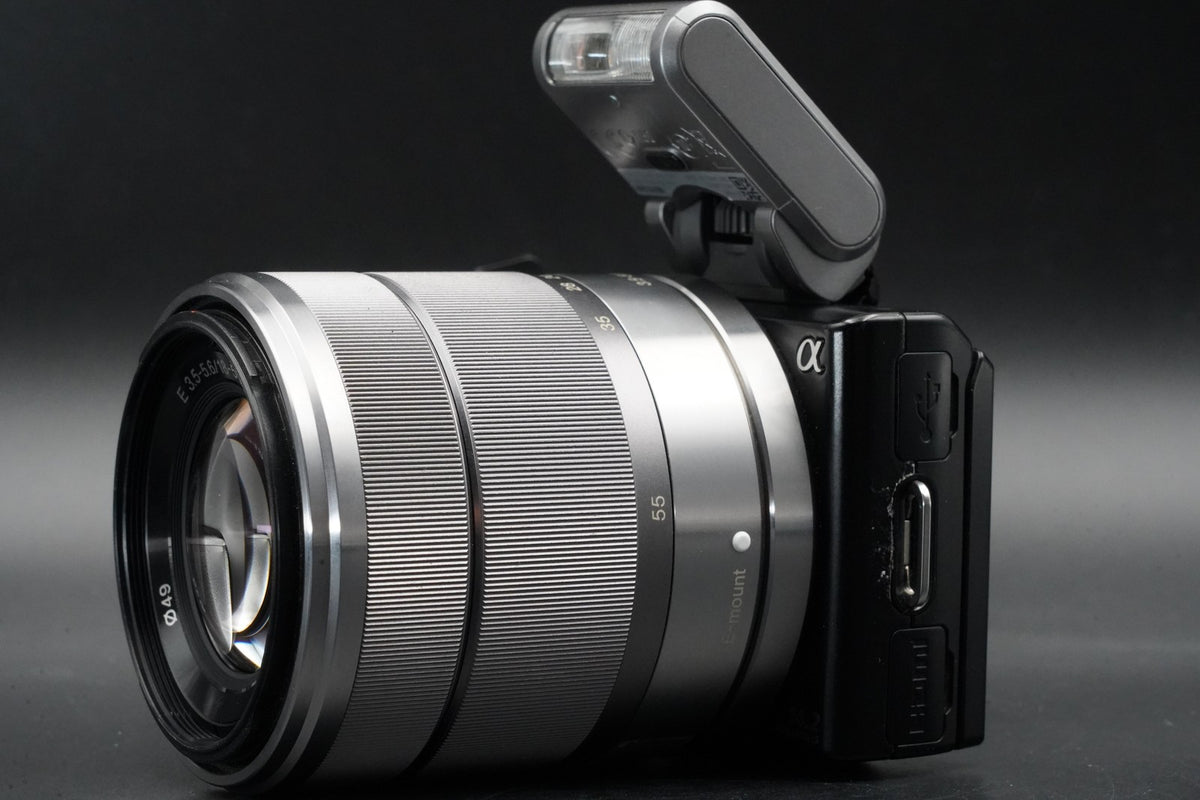 Sony Alpha NEX-5 Mirrorless Camera Bundle with 2 Lens Silver 2026WZC-B1155 11060