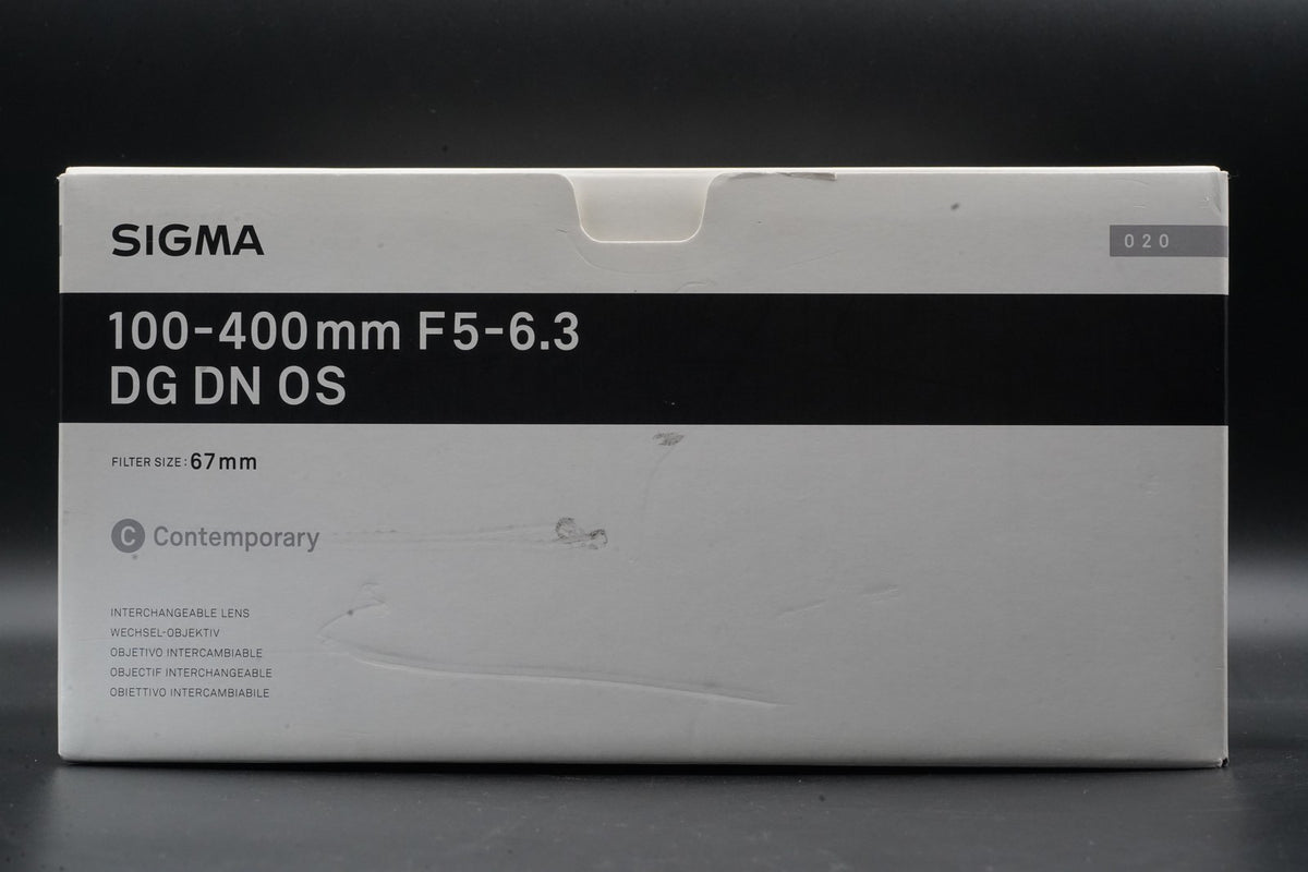 SIGMA 100-400mm F/5-6.3 DG DN OS Contemporary F5-6.3 Lens Sony E #11262