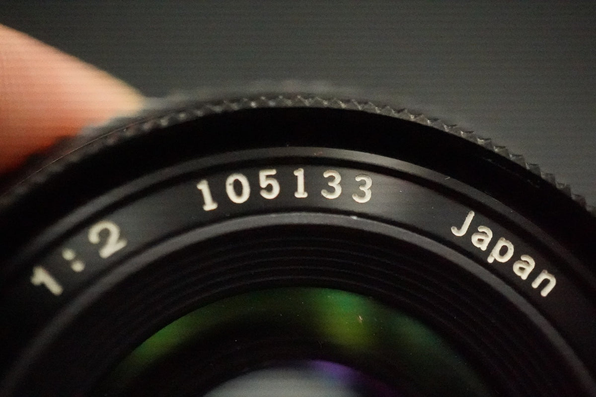Olympus OM Zuiko Auto-S 40mm f/2 Pancake lens #12755