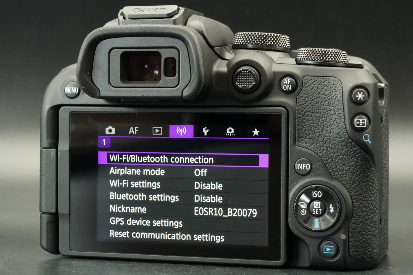 Canon EOS R10 Black APS-C Mirrorless Digital Camera -5% cuts- #11837