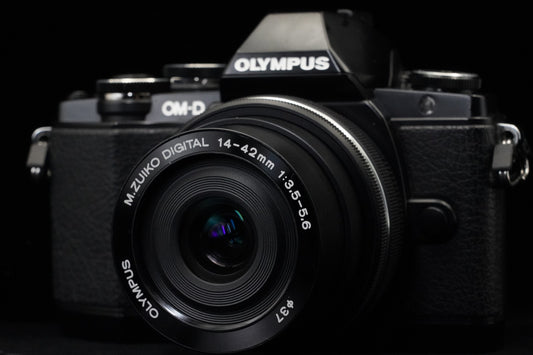 Olympus OM-D E-M10 16.1MP Digital SLR Camera Black Japan US Duty Paid 10291