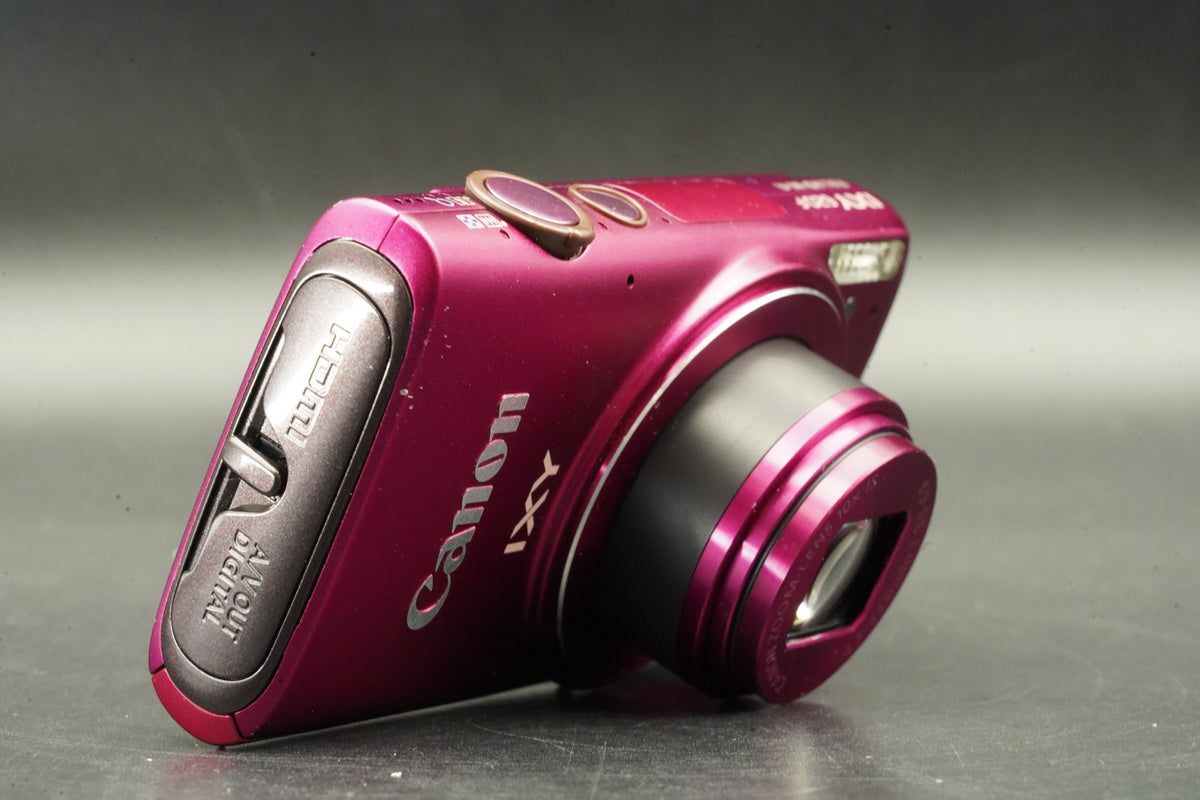 Canon IXY 620F Pink ELPH 330 12.1MP 10x zoom Digital Camera #12441