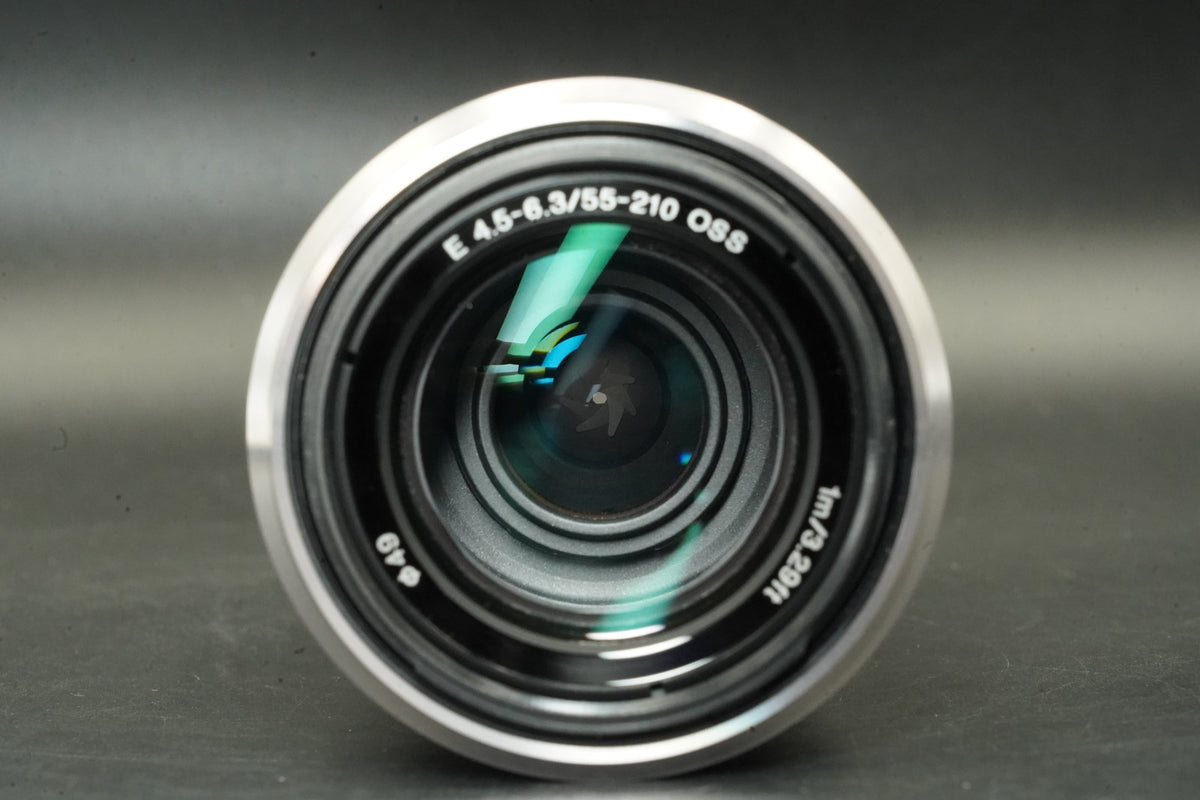 Sony a5000 Digital Camera White with 14-42mm + 55-210mm Lens -3359 cuts- #12364