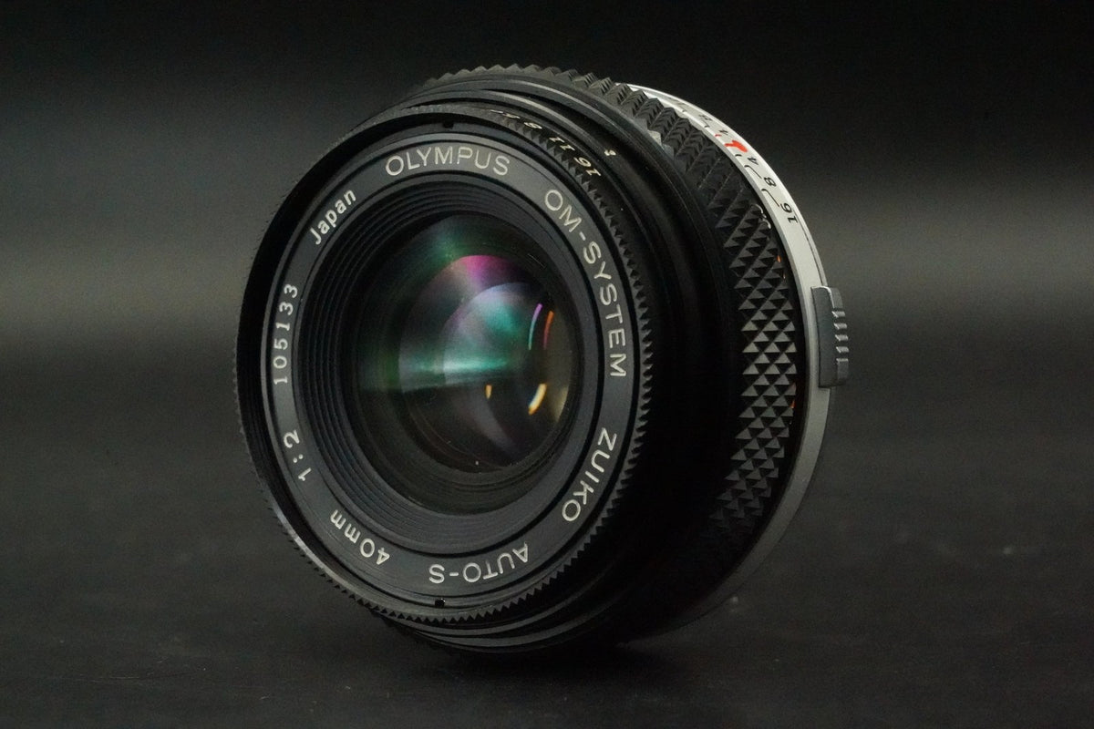 Olympus OM Zuiko Auto-S 40mm f/2 Pancake lens #12755