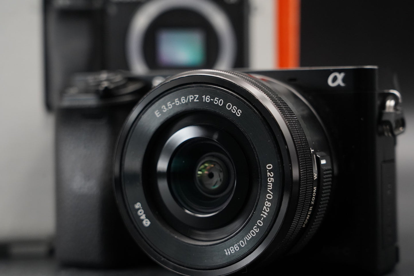 Sony alpha a6000 Digital Mirrorless Camera with Lens Black -35054 cuts- #11204