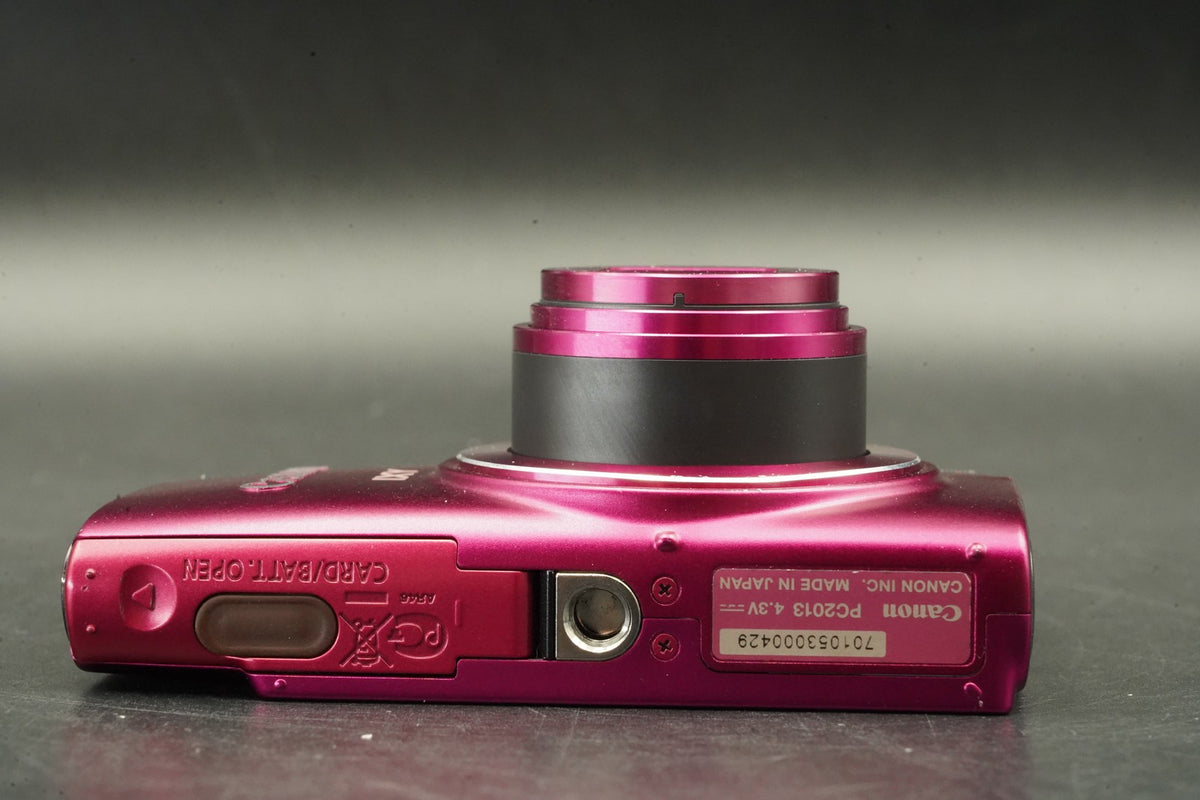 Canon IXY 620F Pink ELPH 330 12.1MP 10x zoom Digital Camera #12441