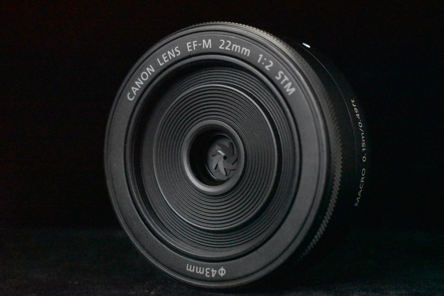 [1Yr Warranty] Canon EF-M 22mm f/2 STM Lens for EOS M EF-M Mount Black 11155