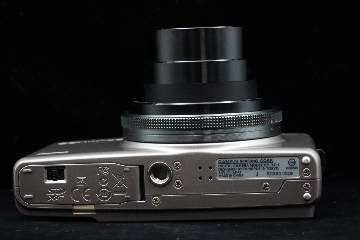 Olympus STYLUS XZ-1 Silver Point and Shoot Digital Camera US Duty Paid