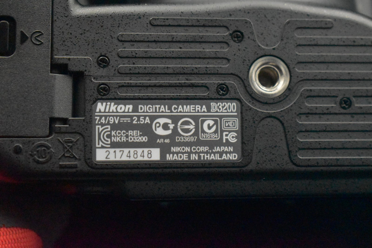 Nikon D3200 DSLR Digital Camera Black with Lens 3119 shots [] US STOCK #9335