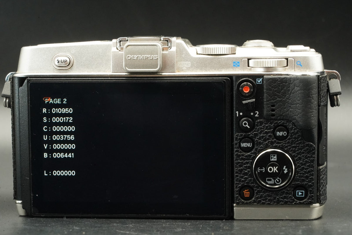 Olympus PEN E-P5 Silver Body Wifi Digital Camera Japan US STOCK #11614