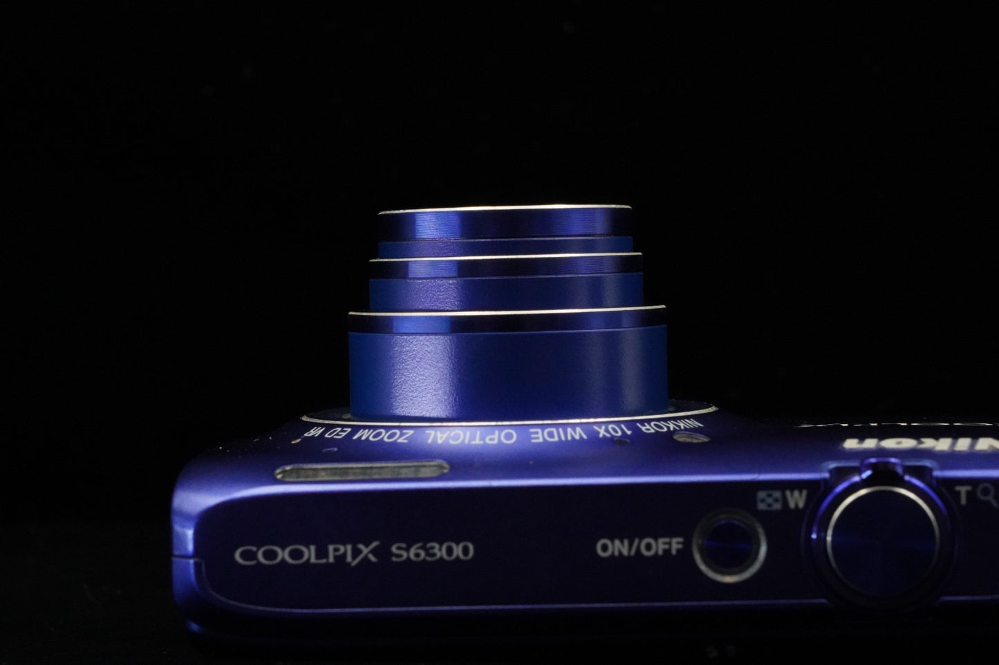 [US DUTY PAID] Nikon COOLPIX S6300 Blue 16.0MP Compact Digital Camera from CAL