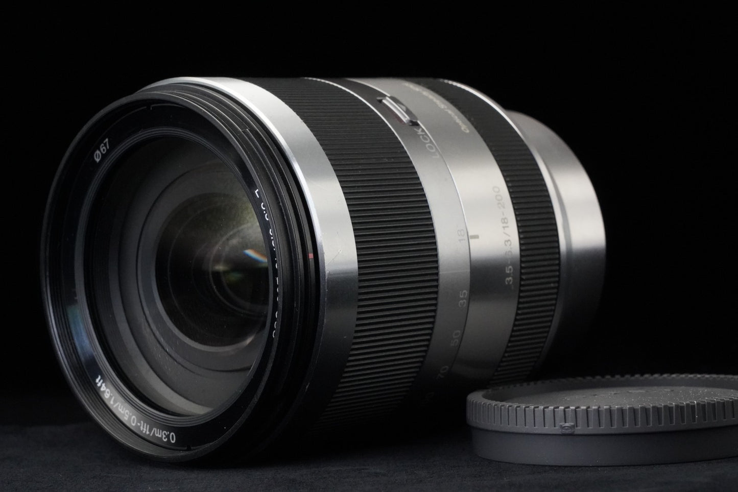 Sony E 18-200mm f/3.5-6.3 OSS silver Lens E Mount SEL18200 US Duty Paid 10115