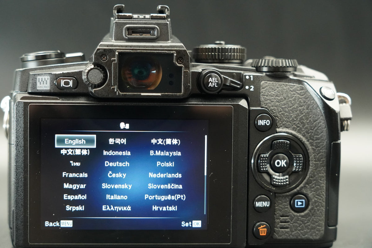 Olympus OM-D E-M1 fotocamera digitale corpo nero dal GIAPPONE US STOCK #12240