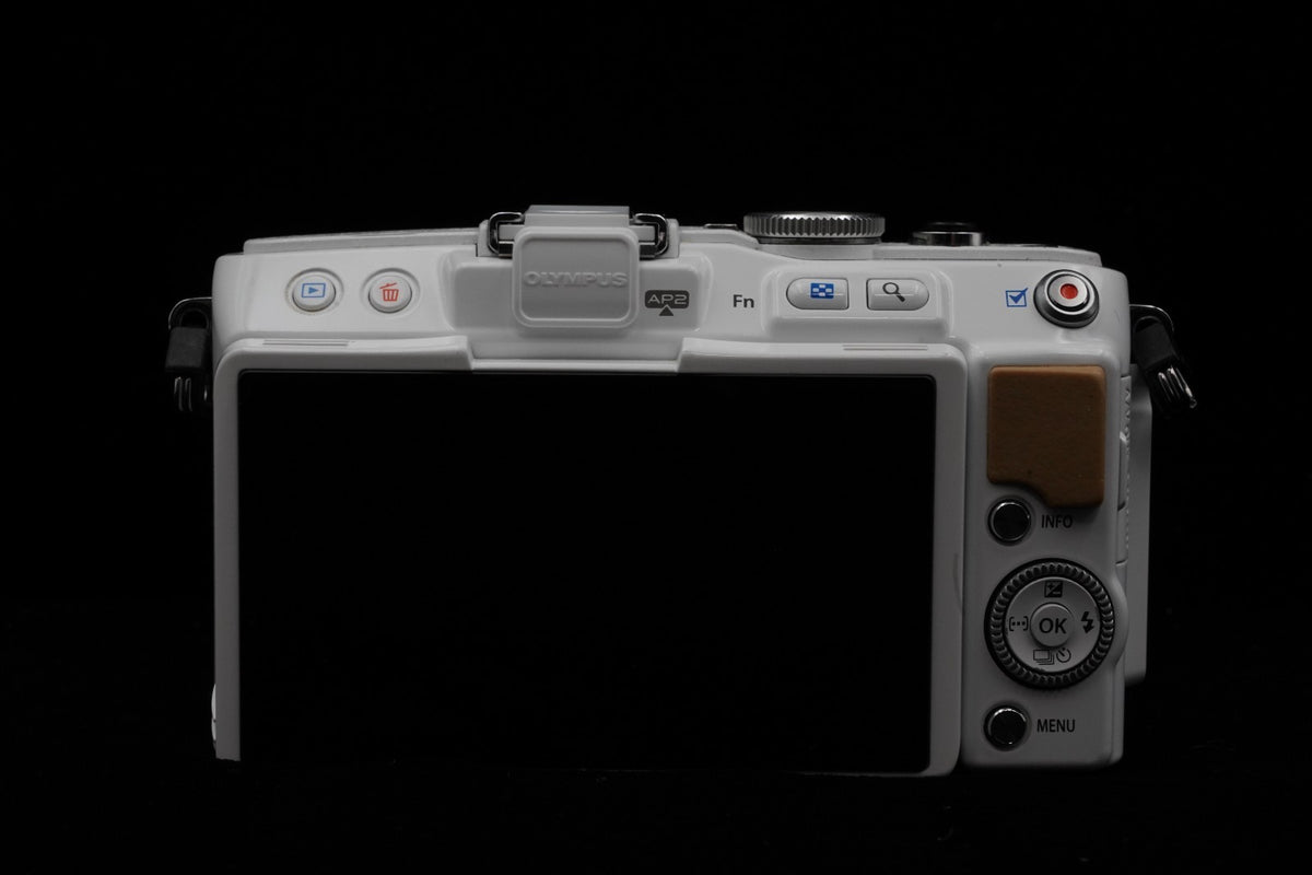 Olympus Pen Lite E-PL5 White Mirrorless Digital Camera US STOCK #10244