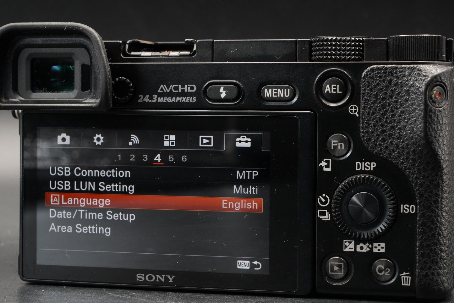 Sony alpha a6000 Digital Mirrorless Camera with Lens Black -22905 cuts- #11205