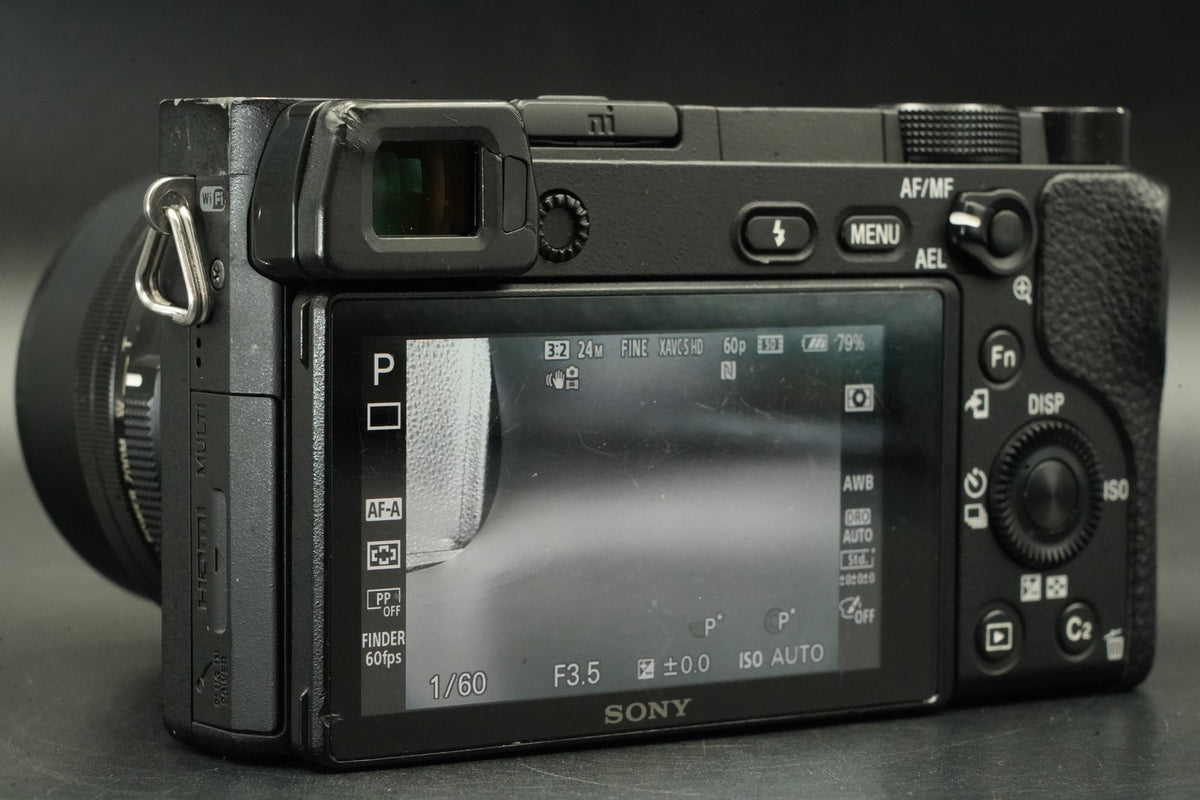 Sony a6300 + 16-50mm PZ Lens Mirrorless Digital Camera Black -12267 cuts- #12103