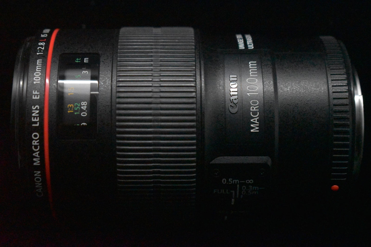 [US Duty Paid] Canon EF 100mm F/2.8 L IS USM Macro Lens From Japan 8183