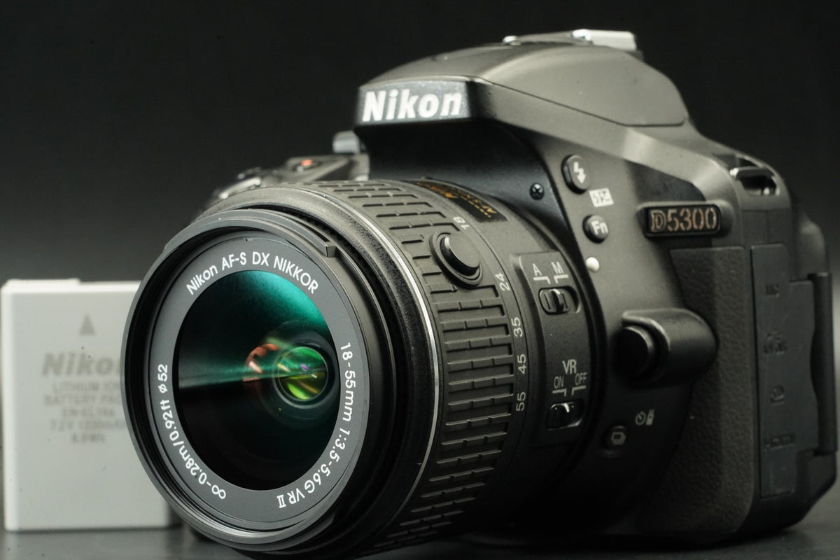Nikon D5300 DSLR Digital Camera with AF-S 18-55mm Lenses -13161 cuts- #12404