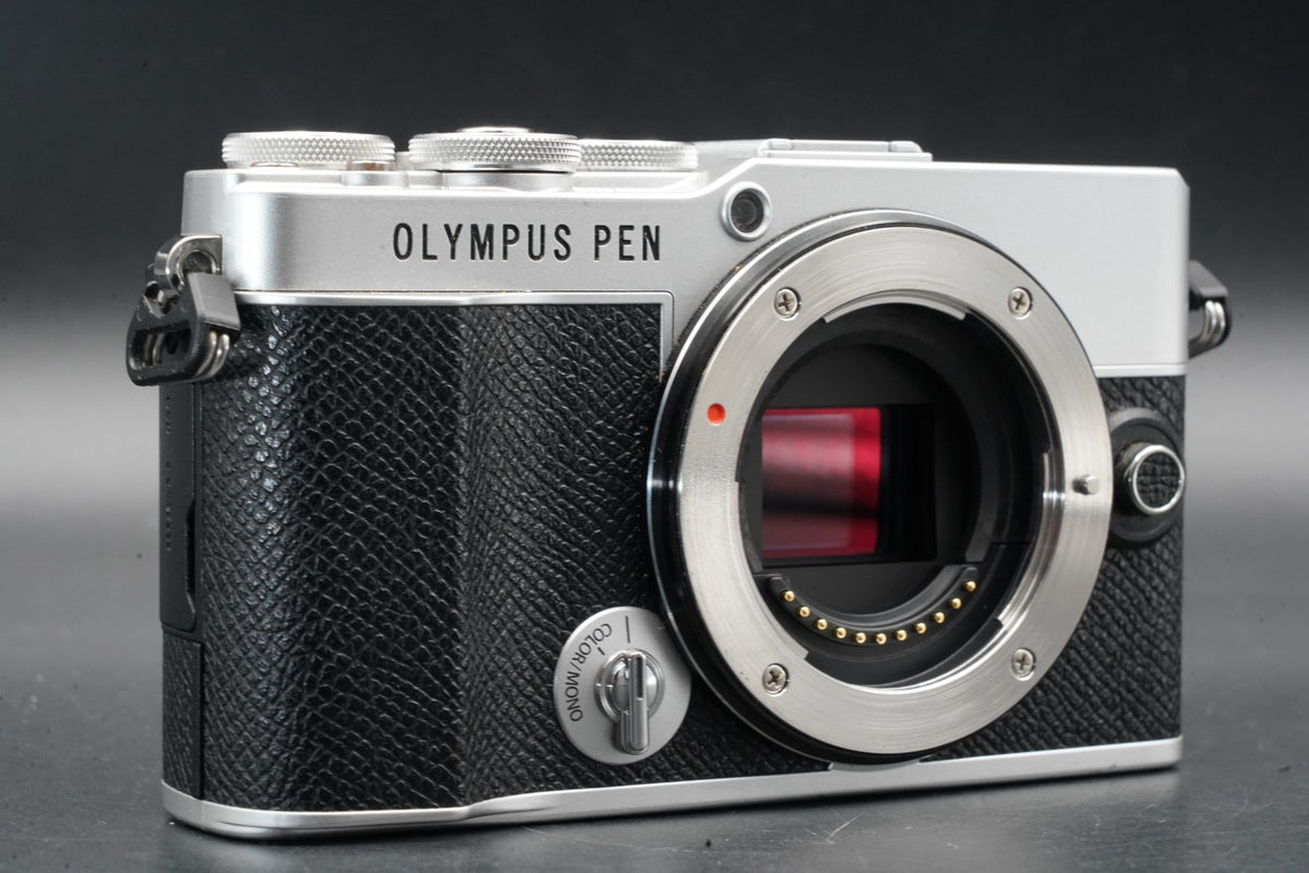 OLYMPUS PEN E-P7 Digital Camera Body Silver -8560 cuts- #11417