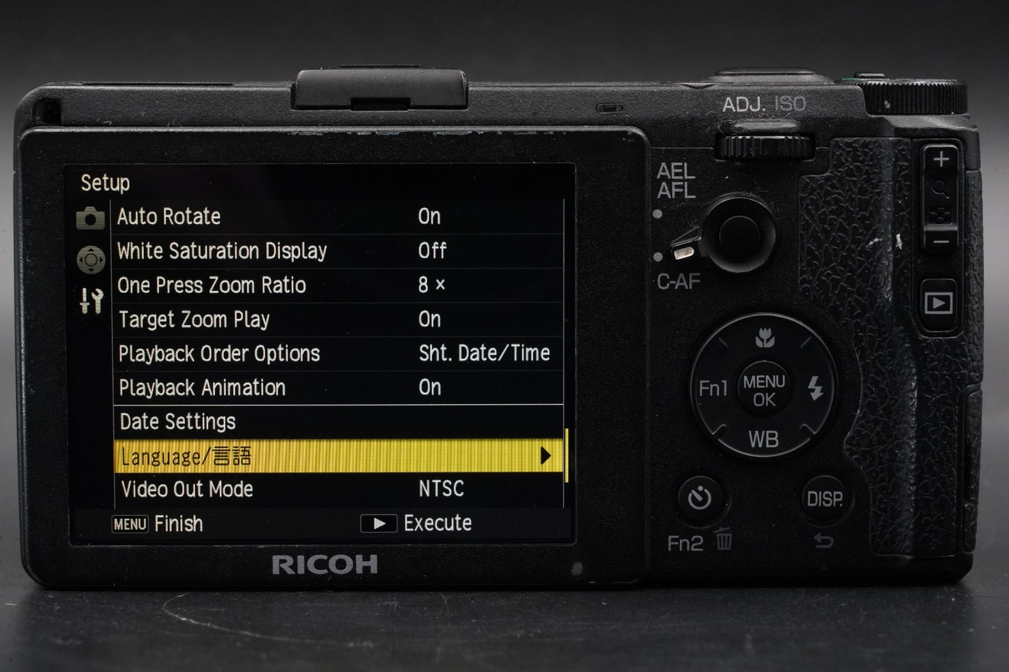 RICOH GR 16.2MP Digital Compact Camera Black JAPAN US Duty Paid 10831