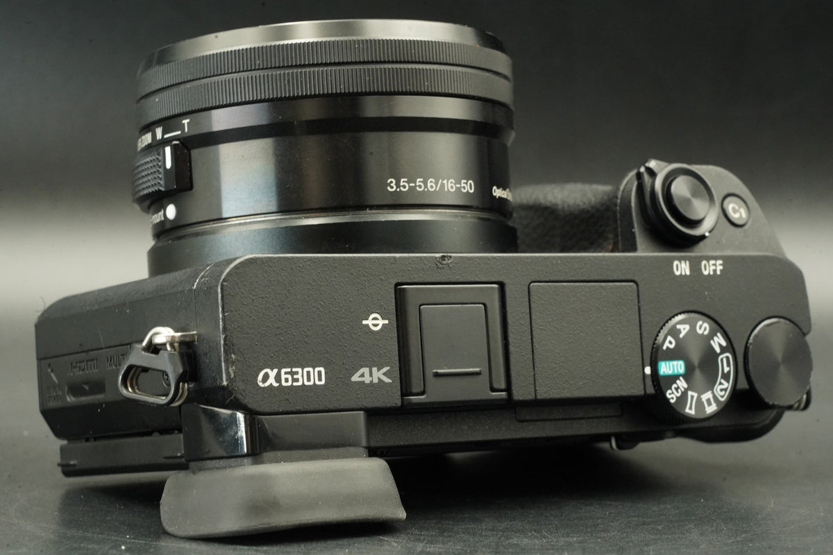 Sony a6300 + 16-50mm PZ Lens Mirrorless Digital Camera Black -2722 cuts- #12359