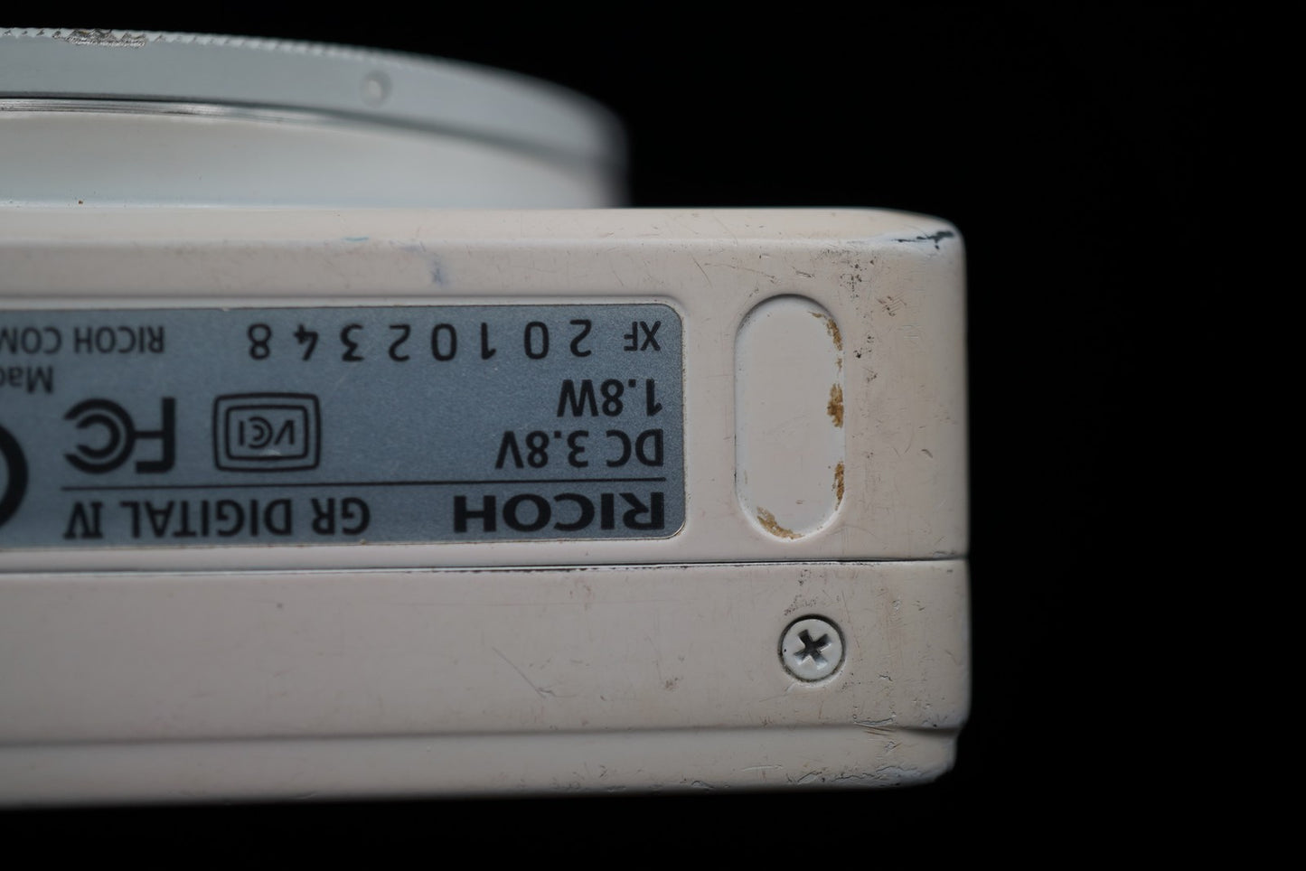 Ricoh GR Digital IV 10.4MP Digital Camera White US Duty Paid 10178