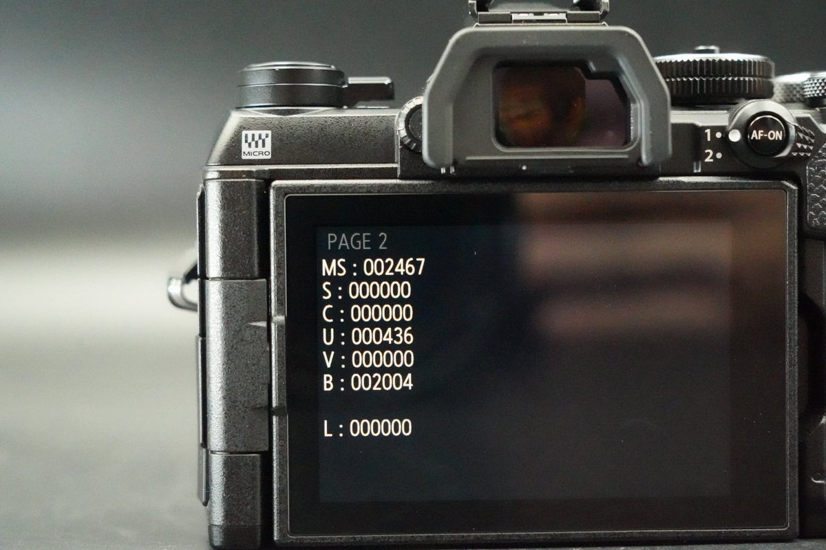 OM SYSTEM OM-5 Mark II Black Mirrorless Digital Camera -2467 cuts- #12741