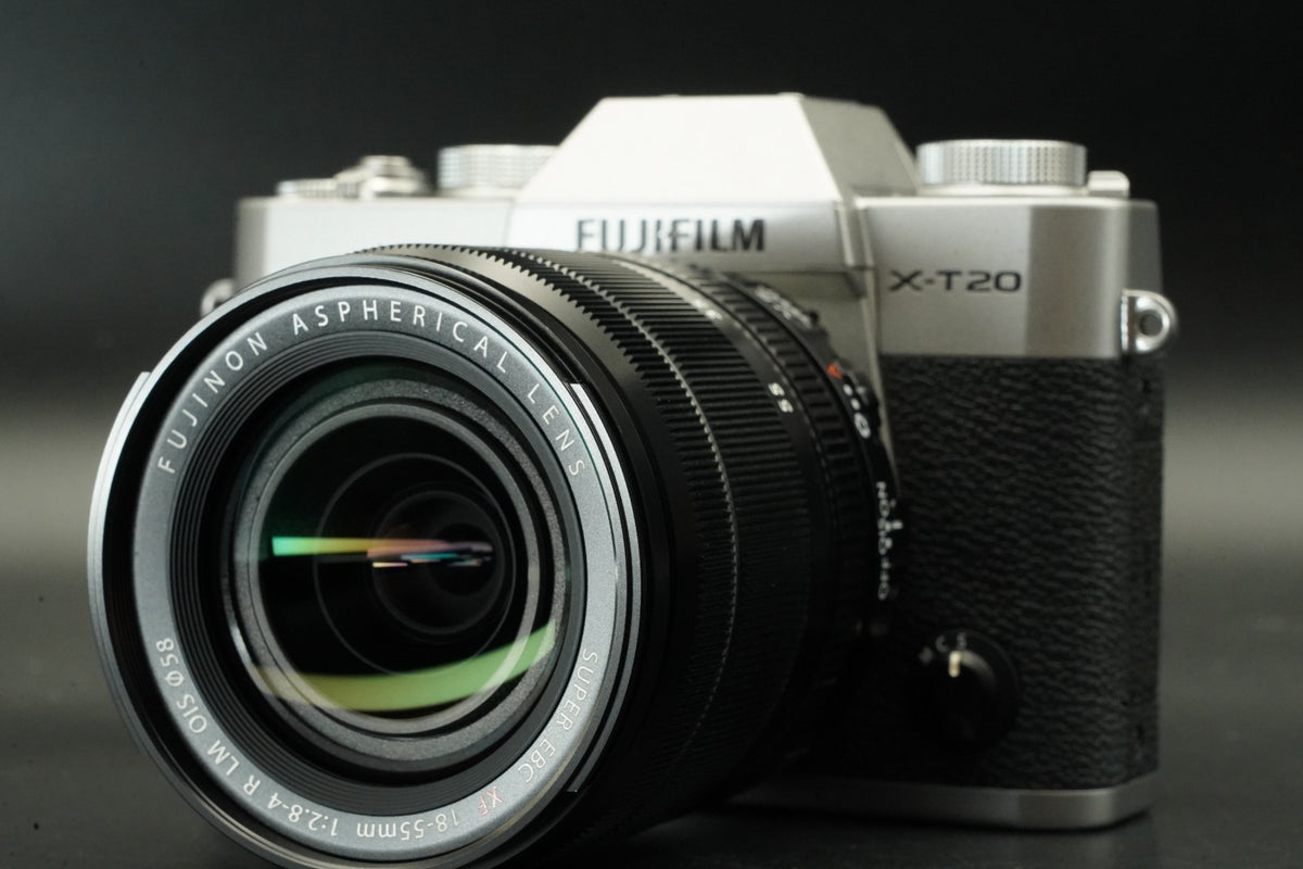 Fujifilm X-T20 Mirrorless Digital Camera w/ XF 18-55 Lens Silver -20 cuts #11632