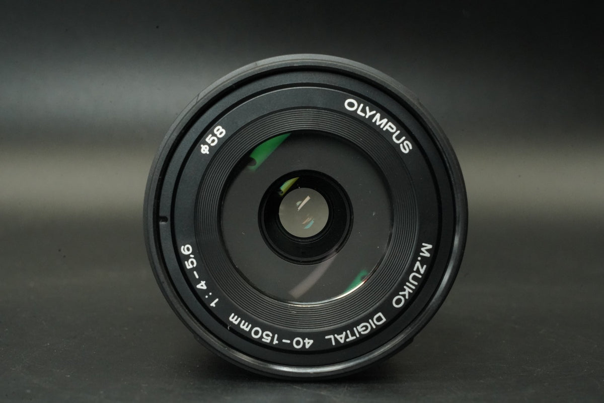 Olympus E-M5 Mirrorless Digital Camera w/ 2 Lenses Black -5447 cut- #11365
