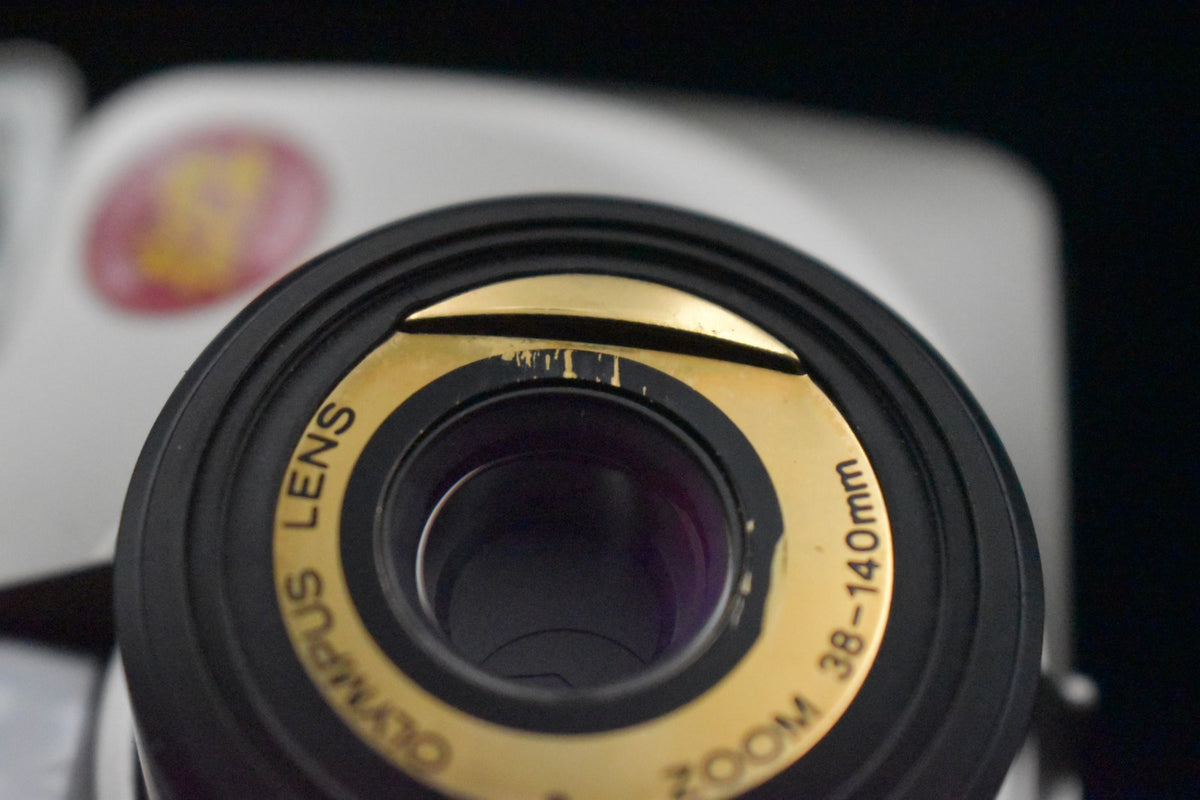 OLYMPUS mju zoom 140 VF 35mm Film Camera Gold From US🇺🇸 [1 Yr Warranty] #9184