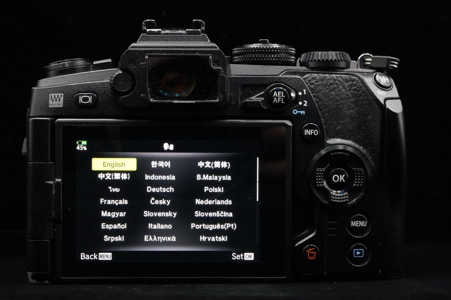 Olympus OM-D E-M1 Mark II Digital Camera Black Body US Duty Paid 9877