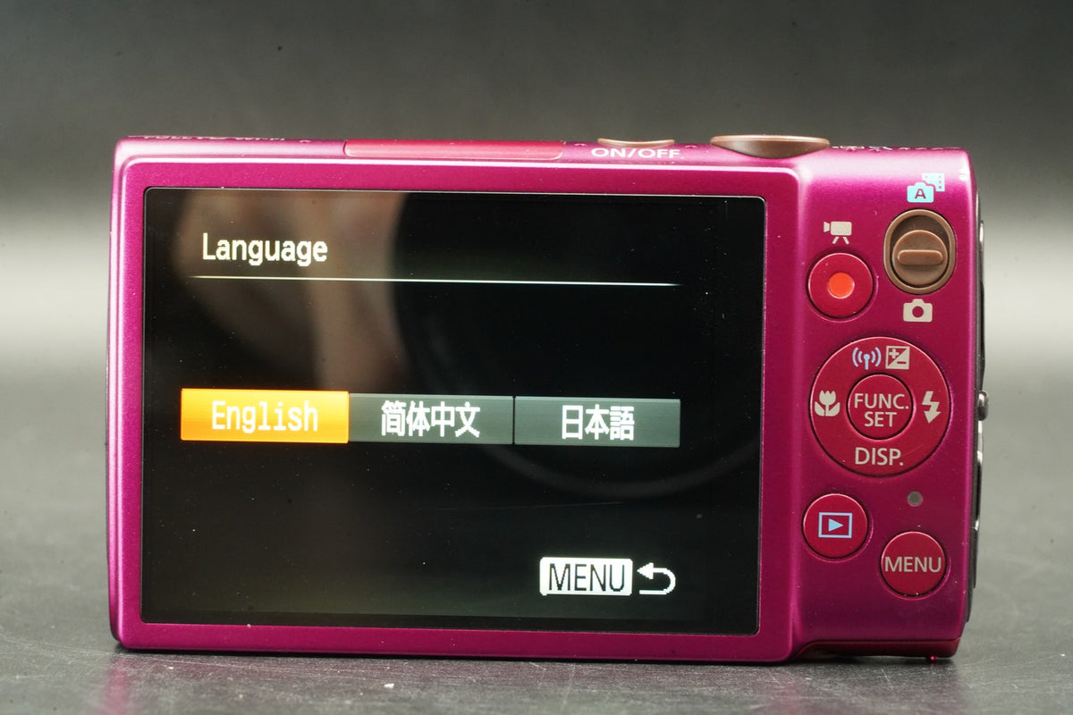 Canon IXY 620F Pink ELPH 330 12.1MP 10x zoom Digital Camera #12441