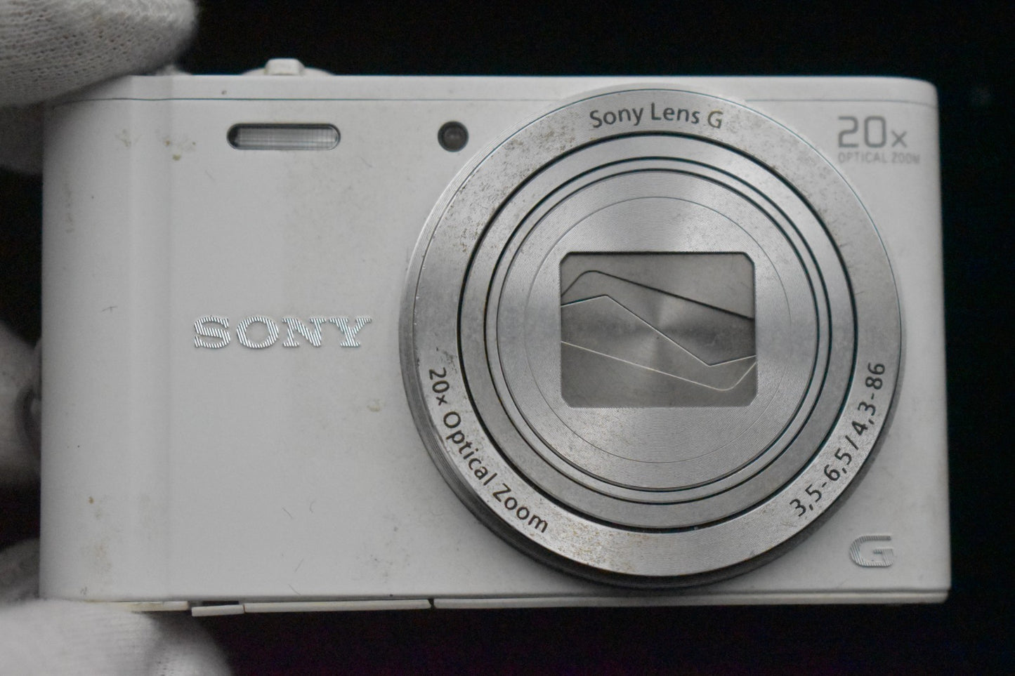 [US Duty Paid] Sony Cyber-shot DSC-WX350 Compact Digital Camera White 8955