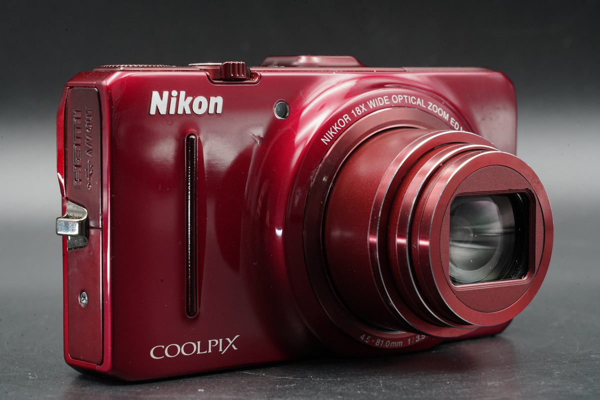 Nikon Coolpix S9300 Red 16.0MP Digital Camera US STOCK #11179